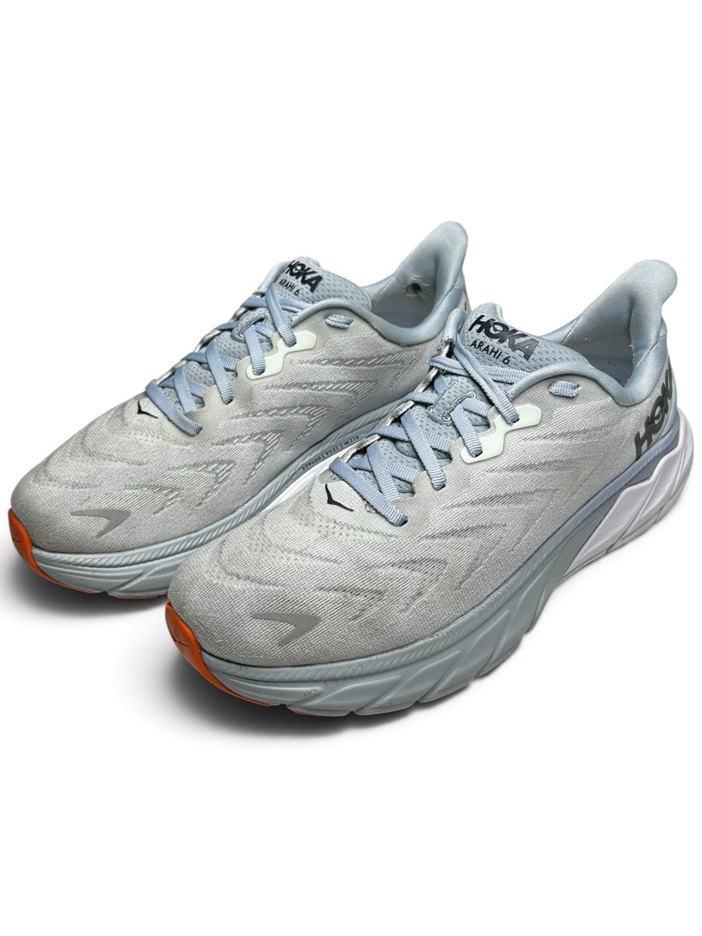 Hoka Arahi 6 Pale Blue Bellflower Running Shoes Womens 9.5 1123195 PABE